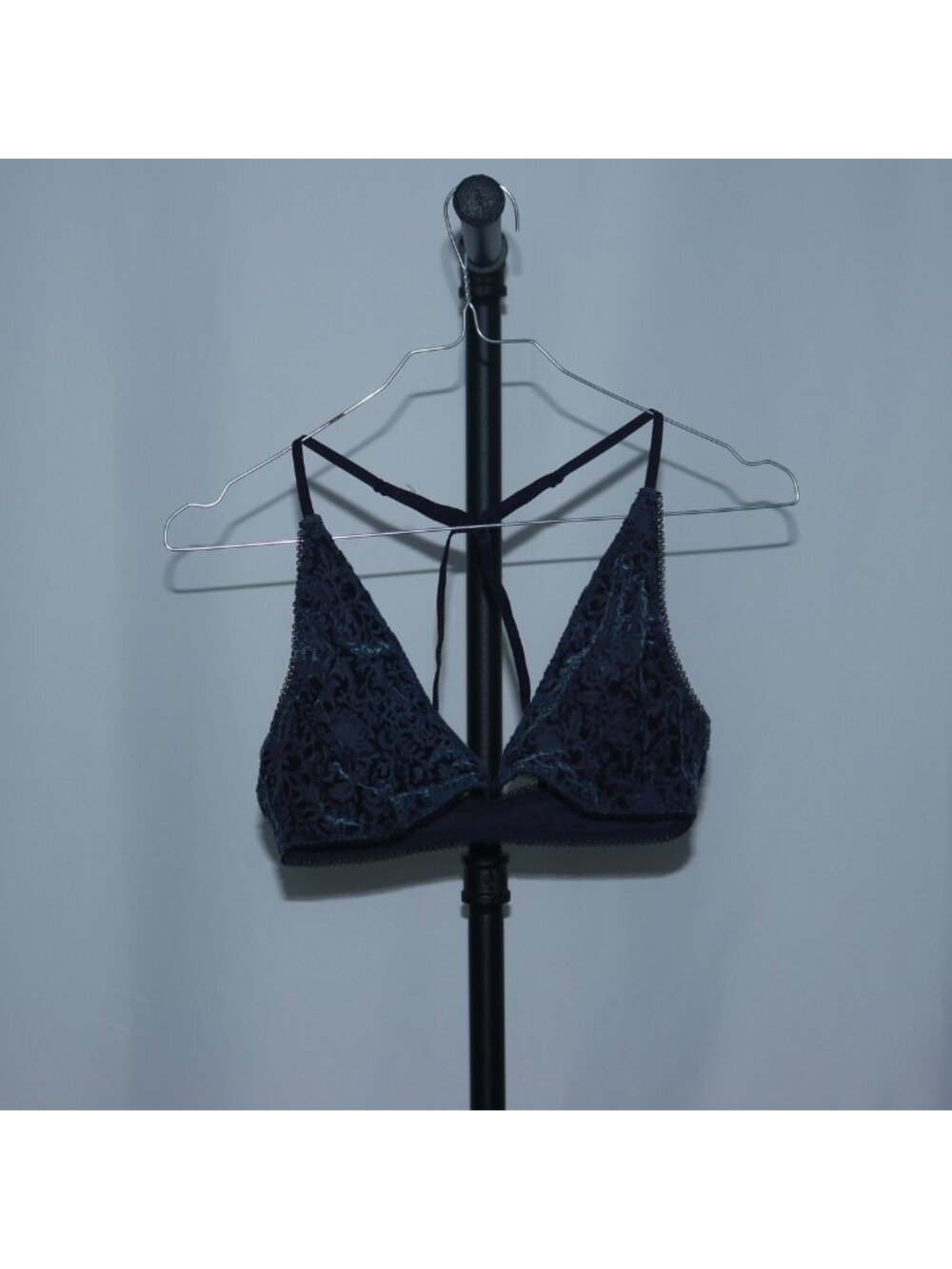 Free People Intimately Womens Navy Lace Bralette Top Size M